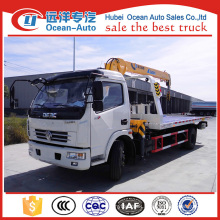 new condition DFAC DLK wrecker crane , truck mounted XCMG 3.2ton crane